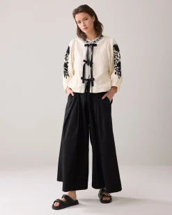 Ultra-wide culottes^Summum Clearance