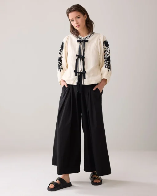 Ultra-wide culottes^Summum Clearance