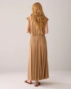 Wide ankle-length skirt^Summum Sale