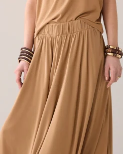 Wide ankle-length skirt^Summum Sale