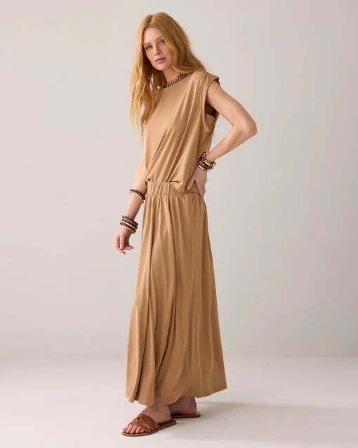 Wide ankle-length skirt^Summum Sale
