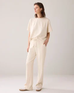 Wide scuba trousers^Summum Online