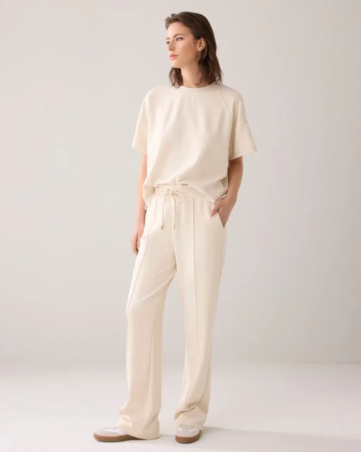 Wide scuba trousers^Summum Online